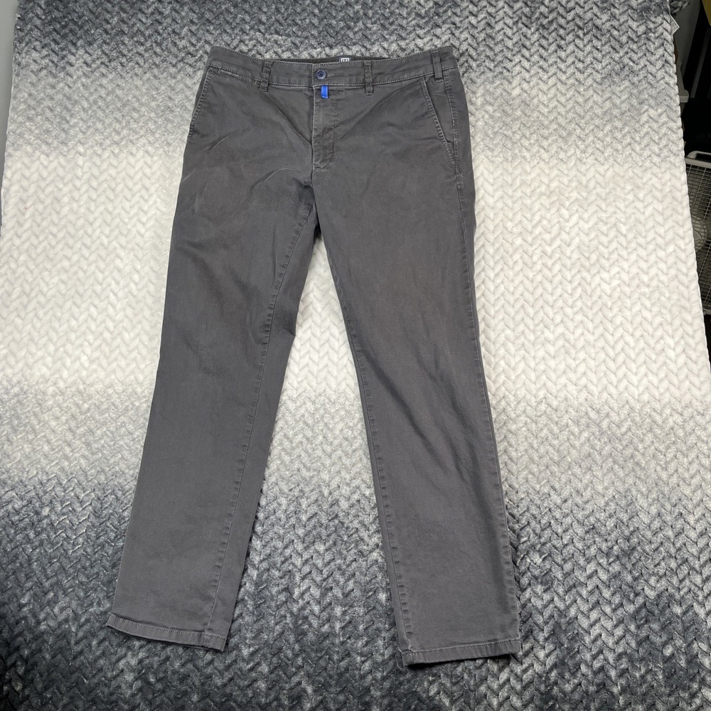Meyer M5 Chinos Casual Pants Size 38x32 Chino In Gray Faded Cotton Blend